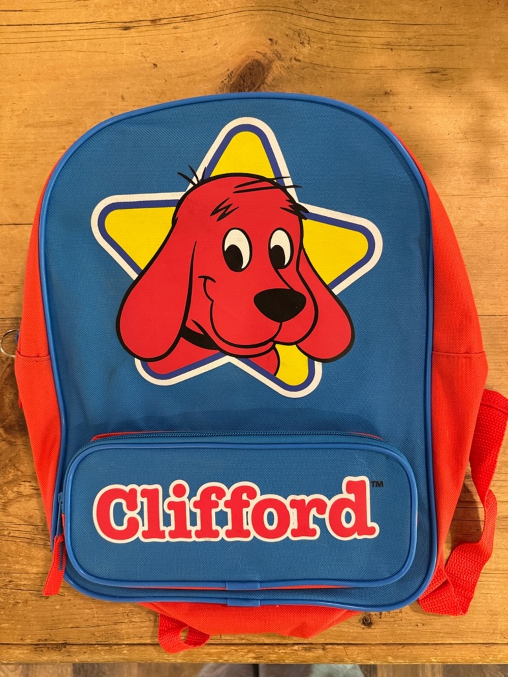Clifford Kids Backpack - Blue & Red